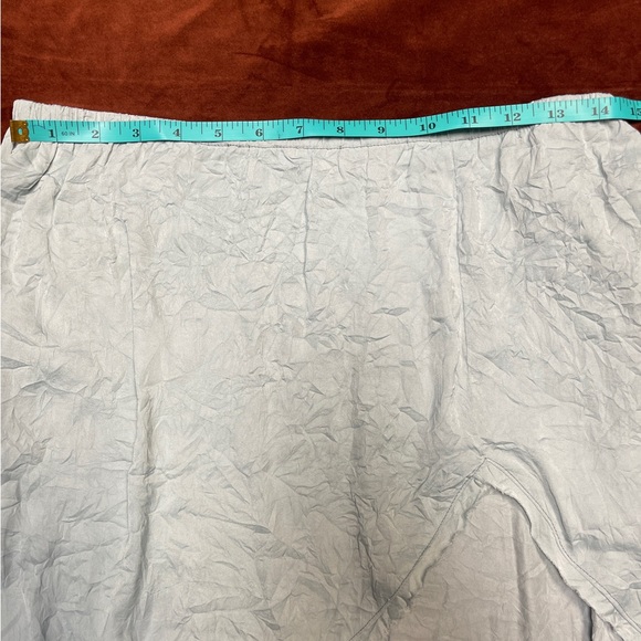 FREE PEOPLE Intimately Shine Time Half Slip Skirt Sage Crinkle SZ S NTW - Picture 7 of 7